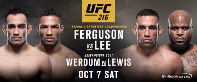 UFC 216 FERGUSON VS. LEE