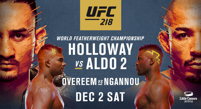 UFC 218 HOLLOWAY VS. EDGAR