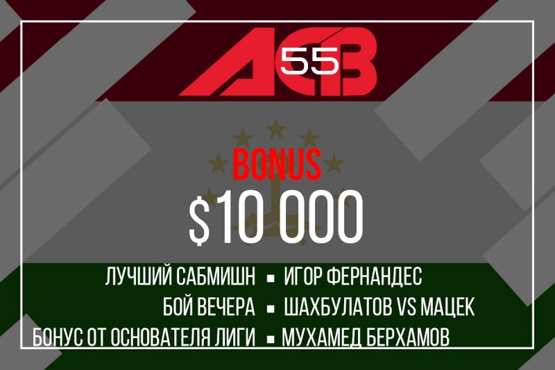 Бонусы по итогам ACB 55