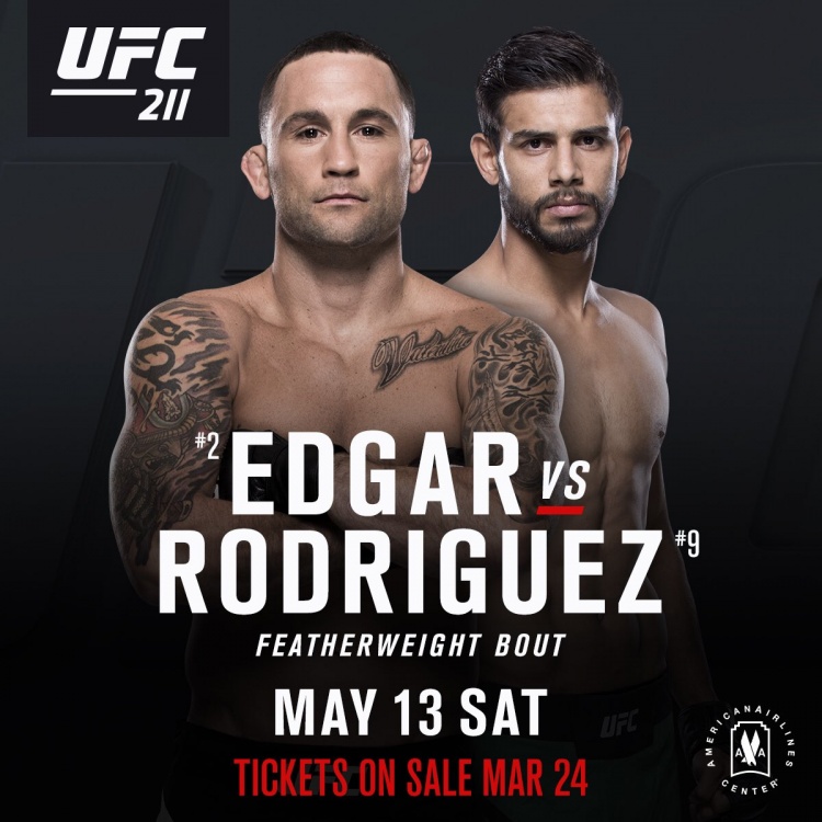 Эдгар - Родригес на UFC 211