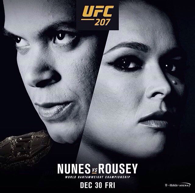 Аманда Нуньес против Ронды Роузи на UFC 207