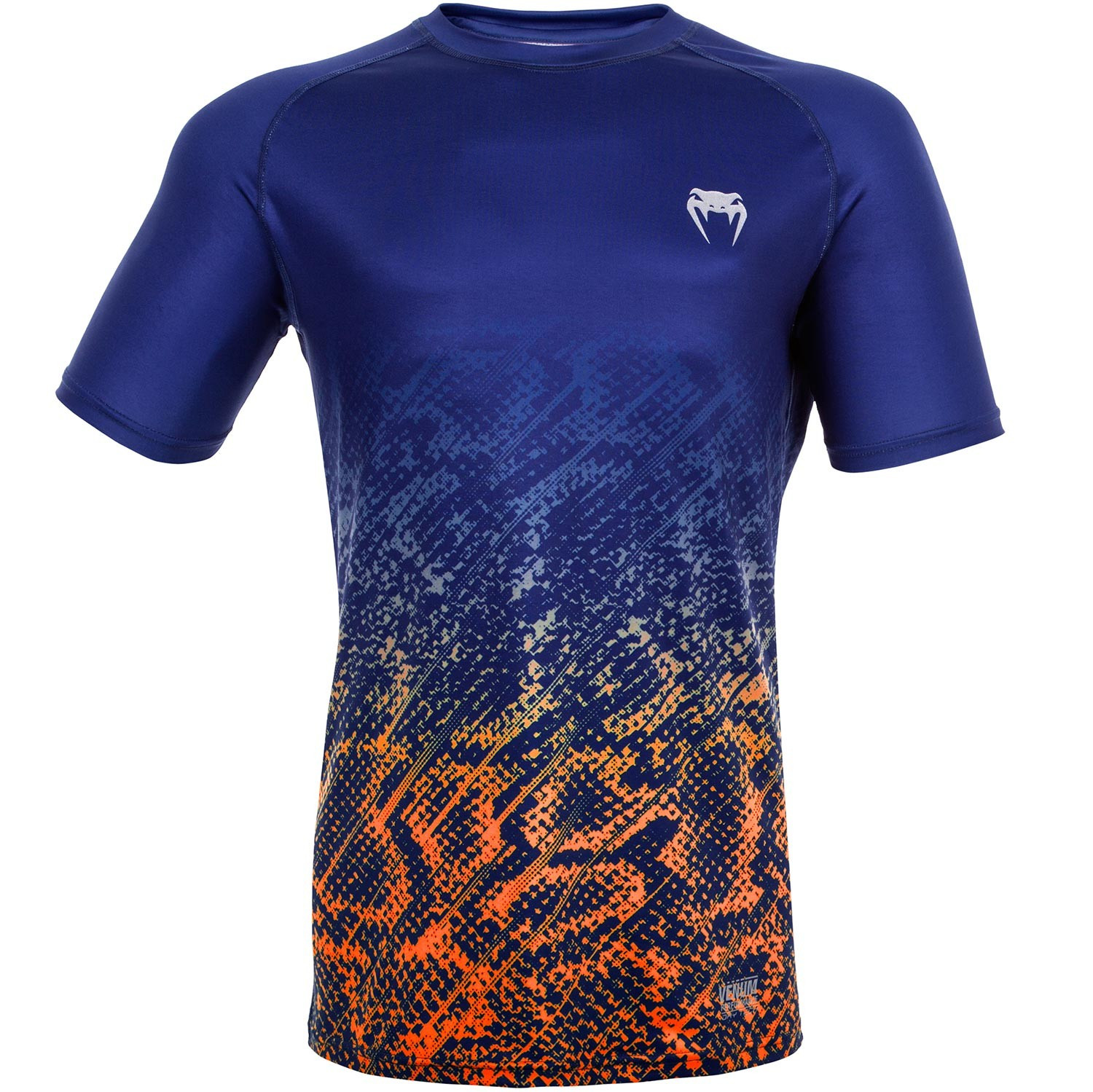 Футболка venum tropical dry tech t-shirt - blue/orange