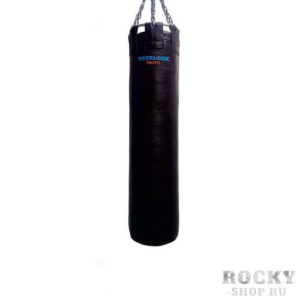 Боксерский мешок TOTALBOX серия "Proffi", кожа, 35×180см, 85кг Aquabox