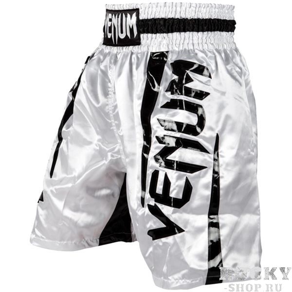Боксёрские шорты Venum Elite, белые Venum