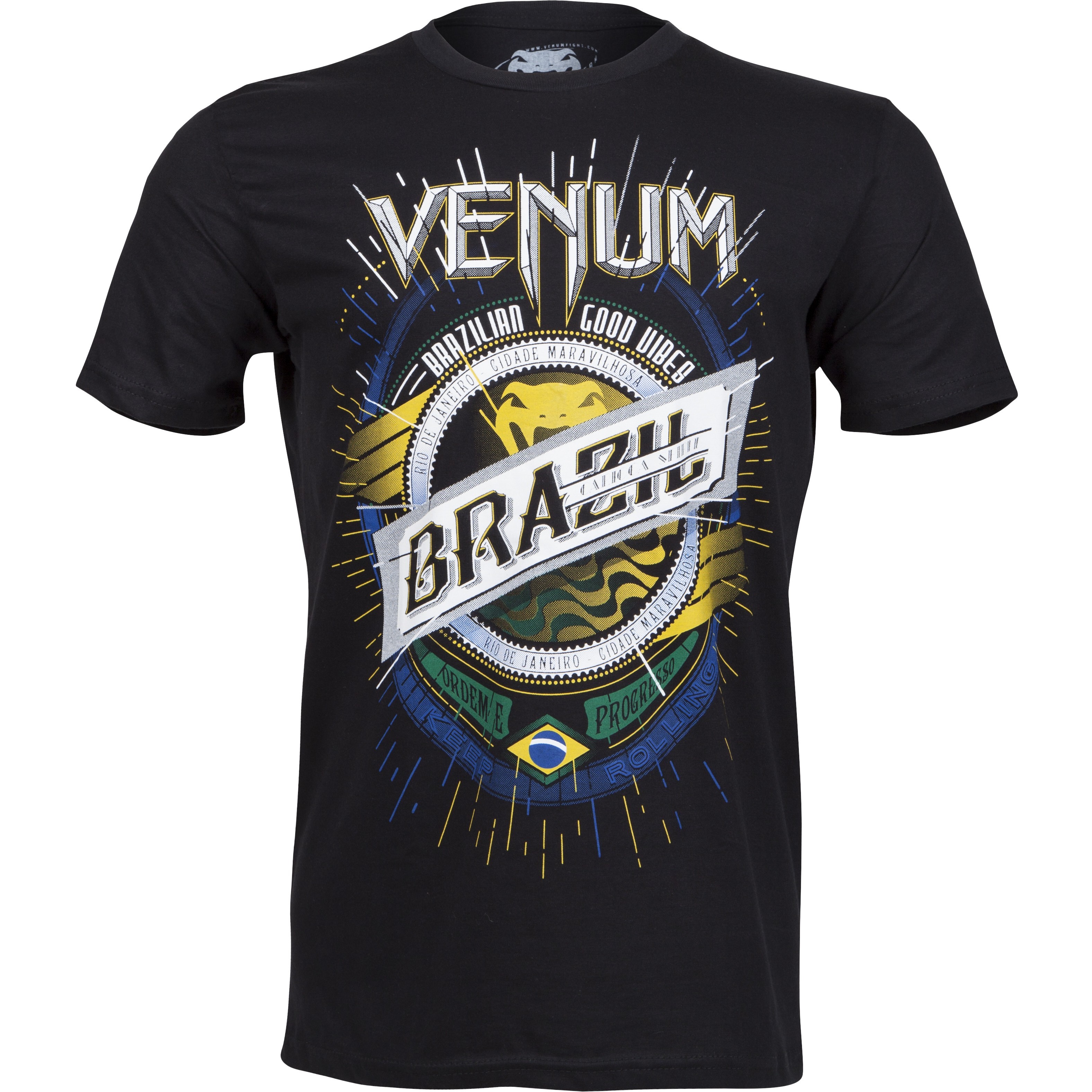 Футболка venum keep rolling t-shirt - black
