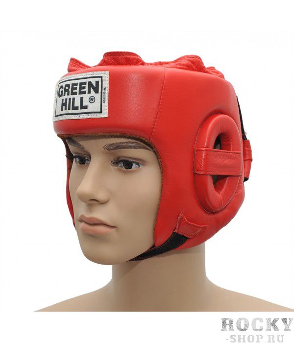 Боксерский шлем FIVE STAR , Красный Green Hill