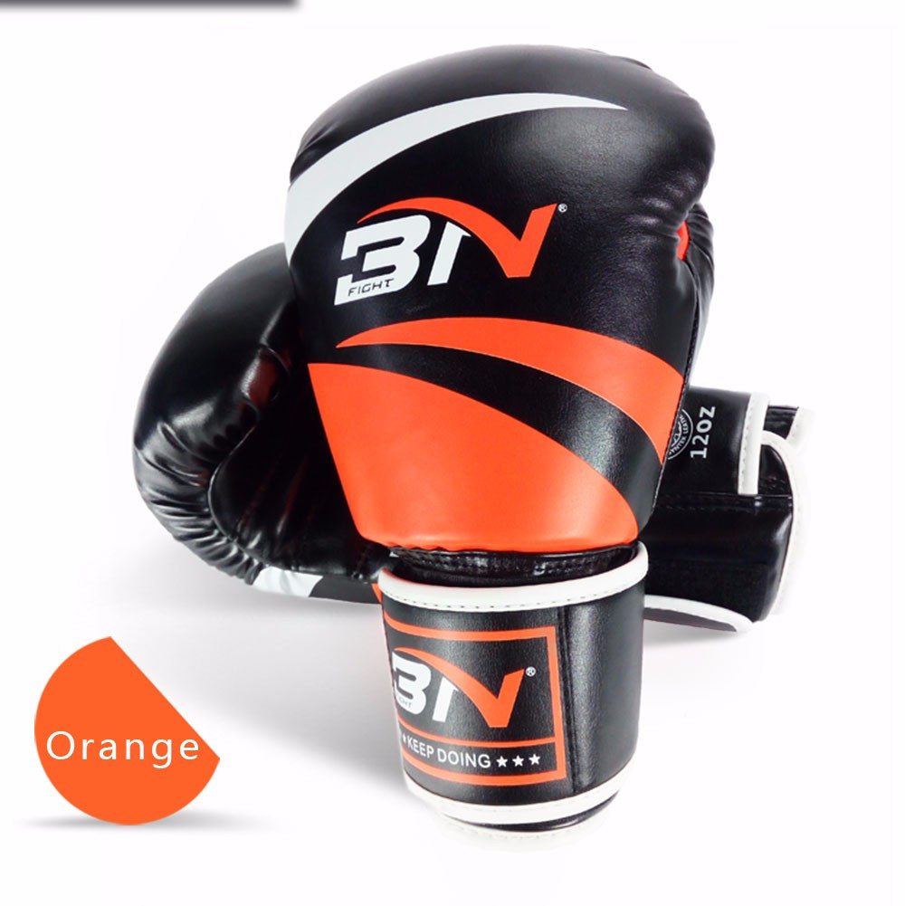 Боксерские перчатки bn fight - orange
