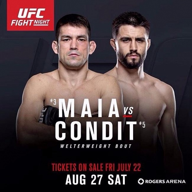 UFC Fight Night: Кондит - Майя