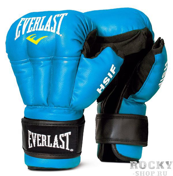 Перчатки для рукопашного боя Everlast HSIF PU RF3110, Синие Everlast