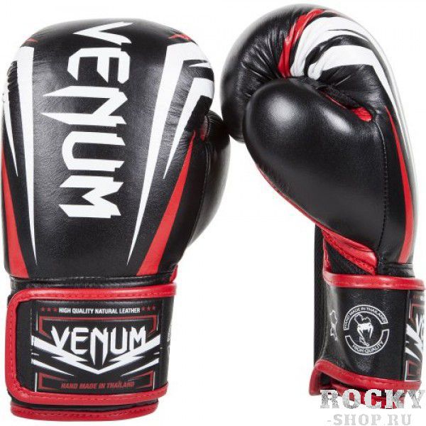 Перчатки боксерские Venum Sharp Nappa Leather Black, 14 унций Venum