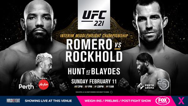 UFC 221 ROCKHOLD VS. ROMERO