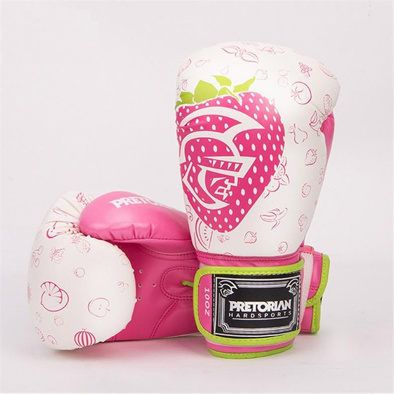 Боксерские перчатки 2016 pretorian new hot boxing gloves white/pink