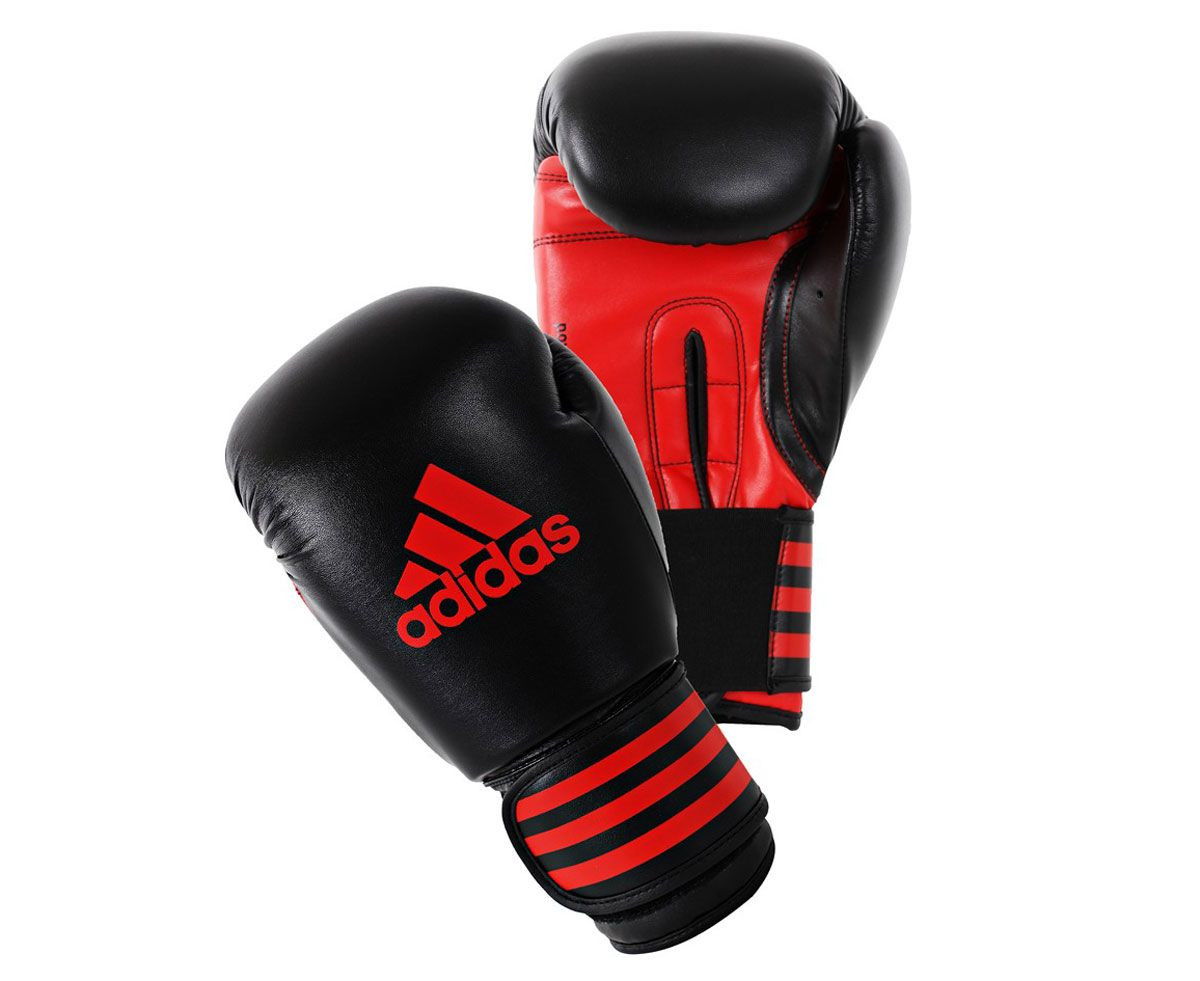 Перчатки боксерские adidas power 100 black/red