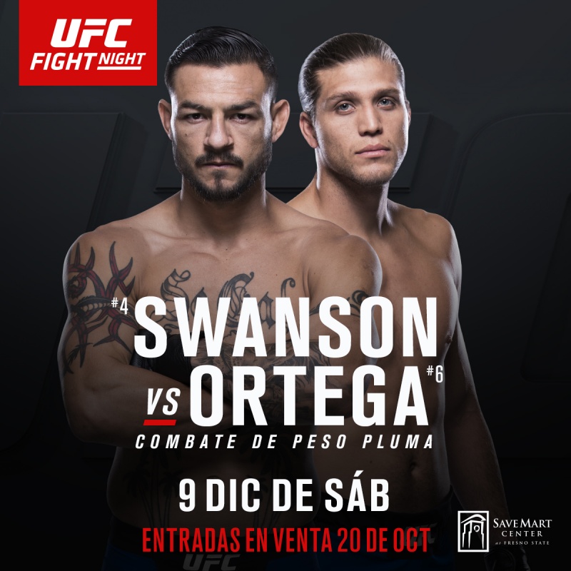 UFC Fight Night 123 Swanson vs. Ortega 