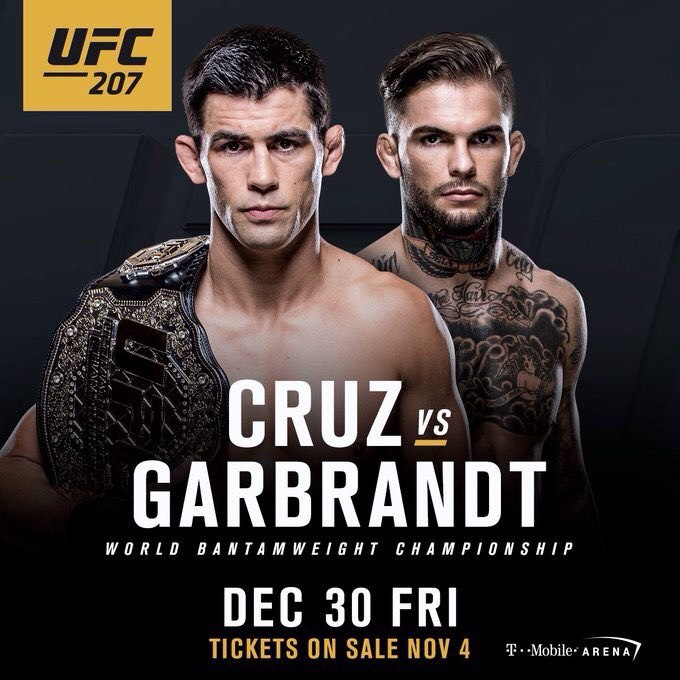 Доминик Круз против Коди Гарбрандта на UFC 207