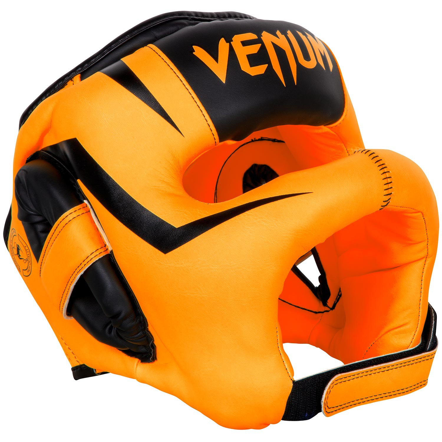 Шлем боксерский Venum Elite Iron Fluo Orange