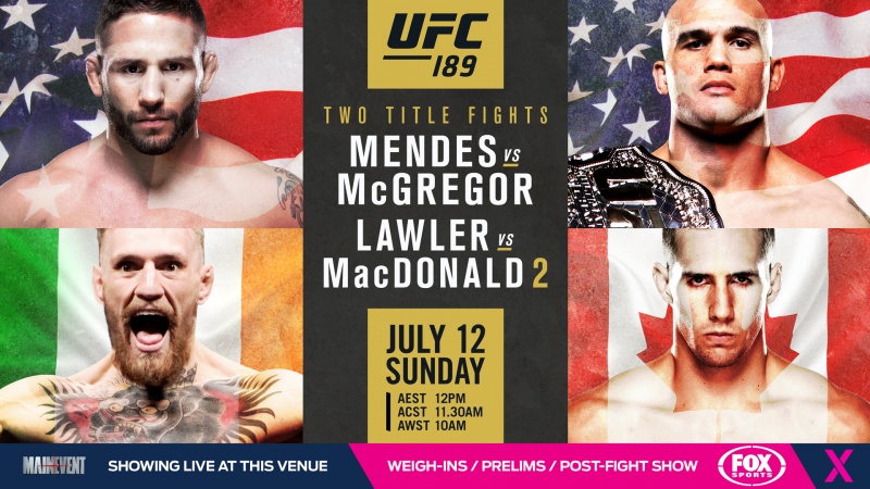 UFC 189 - Mendes vs. McGregor