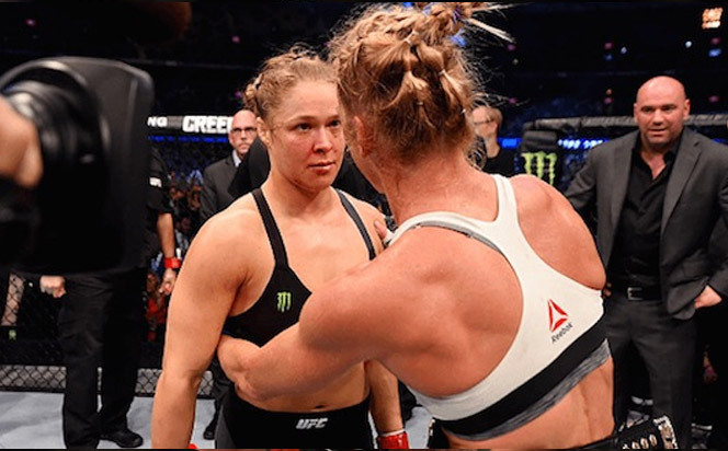 Holly Holm respect Ronda Rousey