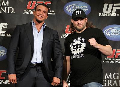 UFC 130: Rampage vs. Hamill пресс-конференция